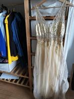 Robe de soirée pour femme, Ophalen, Geel, Zo goed als nieuw, Maat 36 (S)