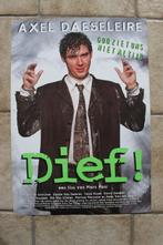 filmaffiche Dief 1998 Axel Daeseleire filmposter, Verzamelen, Rechthoekig Staand, Ophalen of Verzenden, Zo goed als nieuw, A1 t/m A3