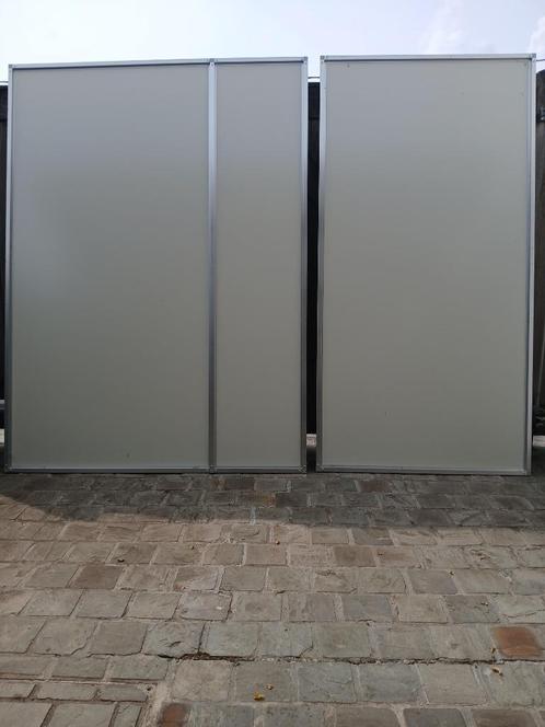 voliere ACP panelen wit 104 breed of 150 breed, Dieren en Toebehoren, Vogels | Hokken en Kooien, Zo goed als nieuw, Volière, Aluminium
