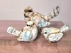 Decoratieve vogels met muzieknoten, Antiek en Kunst, Ophalen of Verzenden