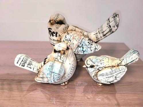 Decoratieve vogels met muzieknoten, Antiek en Kunst, Kunst | Overige Kunst, Ophalen of Verzenden