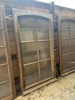 Raam padouk hout - dubbel glas, Doe-het-zelf en Bouw, Ophalen, Zo goed als nieuw, Hout