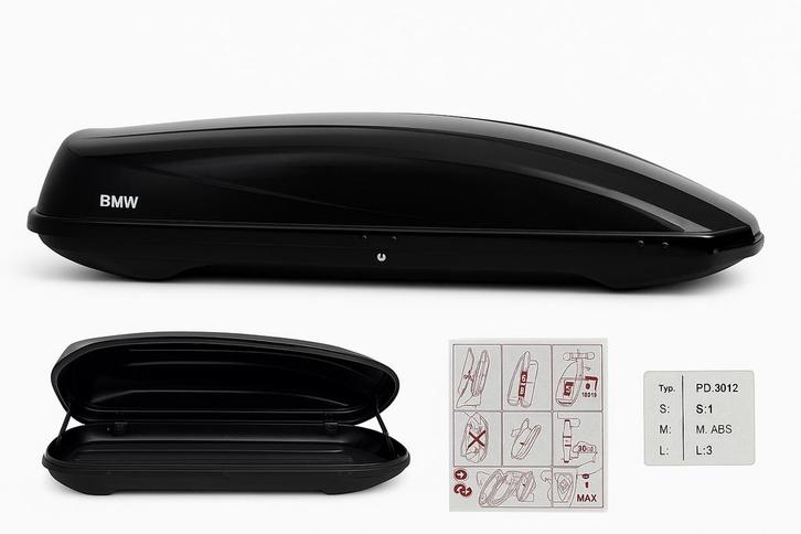 BMW Dakkoffer 460L – Origineel BMW – Zwart Hoogglans – Top, Auto diversen, Dakkoffers, Zo goed als nieuw, Ophalen