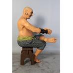 Piraat 150 cm - piratenbeeld op kruk, Verzamelen, Beelden en Beeldjes, Ophalen, Nieuw