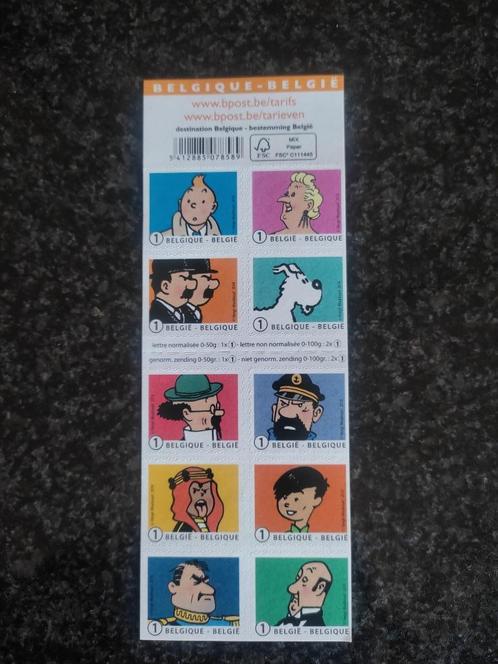 10 timbres Tintin/Poste belge 2014 - Valeur faciale : 14,60€, Verzamelen, Stripfiguren, Nieuw, Plaatje, Poster of Sticker, Kuifje