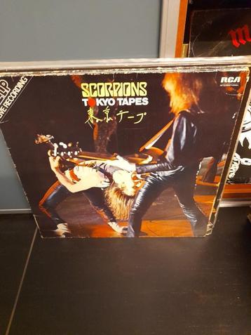 lp - scorpions - tokyo tapes - 2lp, Enlèvement ou Envoi, Utilisé