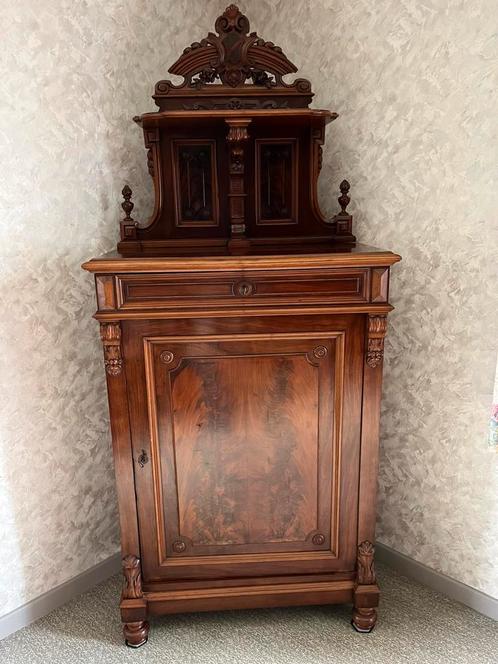 Mahoniehouten hoge ladekast, Antiek en Kunst, Curiosa en Brocante, Ophalen
