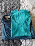 Mayerline broek met T shirts, Ophalen, Mayerline, Blauw, Zo goed als nieuw