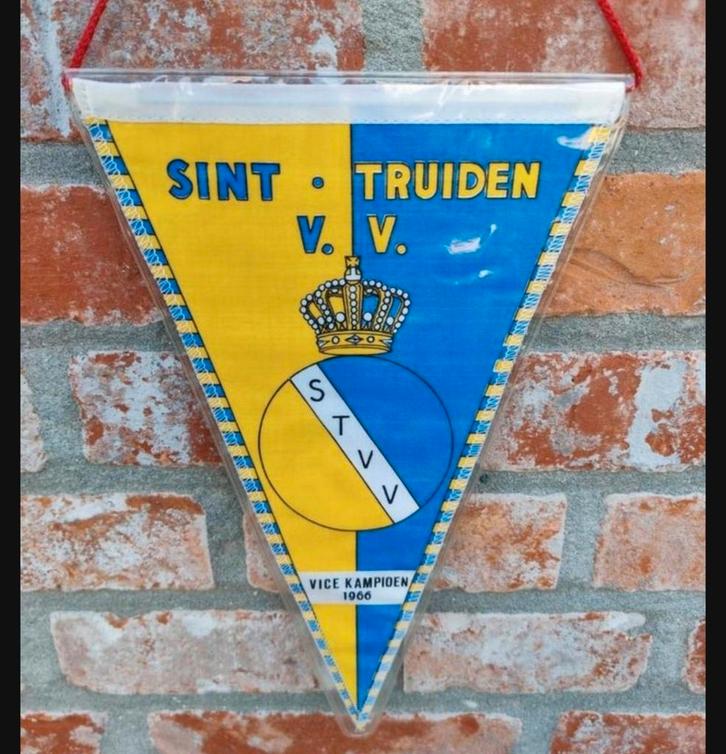 Sint-Truiden stvv kanaries 1960-70s wimpel vaantje, Divers, Drapeaux & Banderoles, Enlèvement ou Envoi