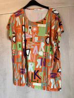 tshirt paprika oranje letters large-xl 48-50, Enlèvement ou Envoi, Chemise ou Top, Orange, Porté