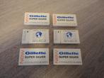 lot 6 boites lames rasoir GILLETTE super silver, Collections, Enlèvement ou Envoi