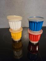 4 tupperware puddingpotjes, Maison & Meubles, Cuisine| Tupperware, Enlèvement, Comme neuf