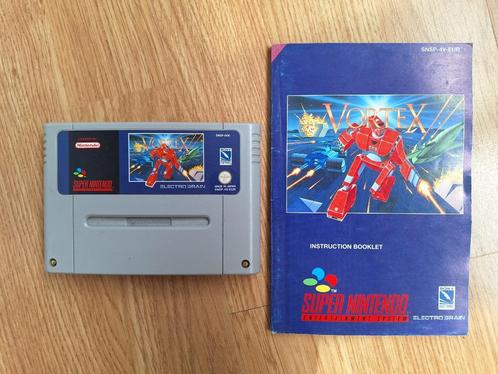 Vortex met handleiding voor de Super Nintendo (SNES), Games en Spelcomputers, Games | Nintendo Super NES, Zo goed als nieuw, Avontuur en Actie