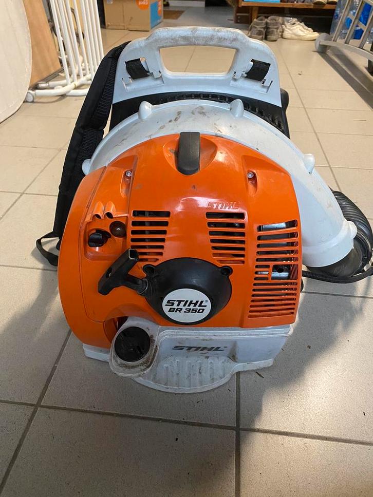 STIHL BR350 bladblazer, Tuin en Terras, Bladblazers, Zo goed als nieuw, Ophalen