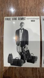 Vintage advertentie voor sporttassen met Paul Van Himst, Enlèvement, Comme neuf