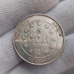 Munt / België / Bodewijn I / 5 Ecu / 1987 / Zilver 833, Postzegels en Munten, Ophalen of Verzenden, België, Losse munt, Zilver