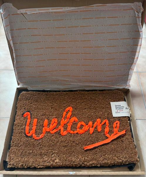 banksy welcome mat, Antiek en Kunst, Kunst | Litho's en Zeefdrukken, Ophalen