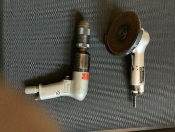 Pneumatische slijp en boormaschine beschikbaar voor biedingen