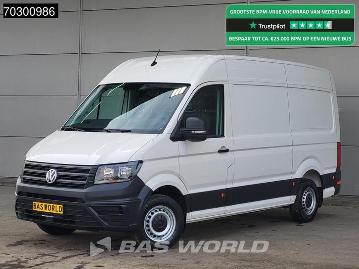 Volkswagen Crafter 140pk Automaat L3H3 Trekhaak Airco Camera, Auto's, Bestelwagens en Lichte vracht, Bedrijf, Te koop, Achteruitrijcamera