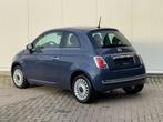 ✅ Fiat 500 1.2i GARANTIE Lounge Airco Panoramisch Dak, Auto's, Voorwielaandrijving, Stof, 4 cilinders, Blauw