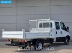 Iveco Daily 35C16 3.0L Kipper Dubbel Cabine 3500kg trekhaak, Auto's, Te koop, Airconditioning, 3500 kg, 160 pk