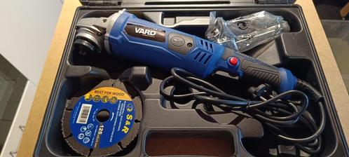 VARO POWERPLUS 1200W haakse slijper met 7 snelheden en 125 m, Doe-het-zelf en Bouw, Gereedschap | Slijpmachines, Nieuw, Haakse handslijpmachine