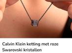 Collier Calvin Klein avec cristaux Swarovski roses, Rose, Enlèvement ou Envoi, Neuf
