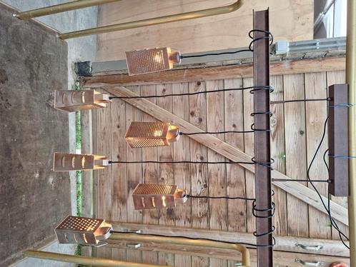 Plafondlamp, Huis en Inrichting, Lampen | Hanglampen, Zo goed als nieuw, 75 cm of meer, Metaal, Ophalen