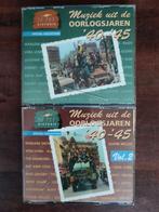 2x 2-CD : DE PRE HISTORIE - DE OORLOGSJAREN '40-'45 Vol. 1+2, Cd's en Dvd's, Ophalen of Verzenden, Zo goed als nieuw