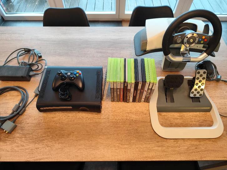 Xbox 360 Elite - ultra-complete set, Games en Spelcomputers, Spelcomputers | Xbox 360, Zo goed als nieuw, 120 GB, 360 Elite of Super Elite