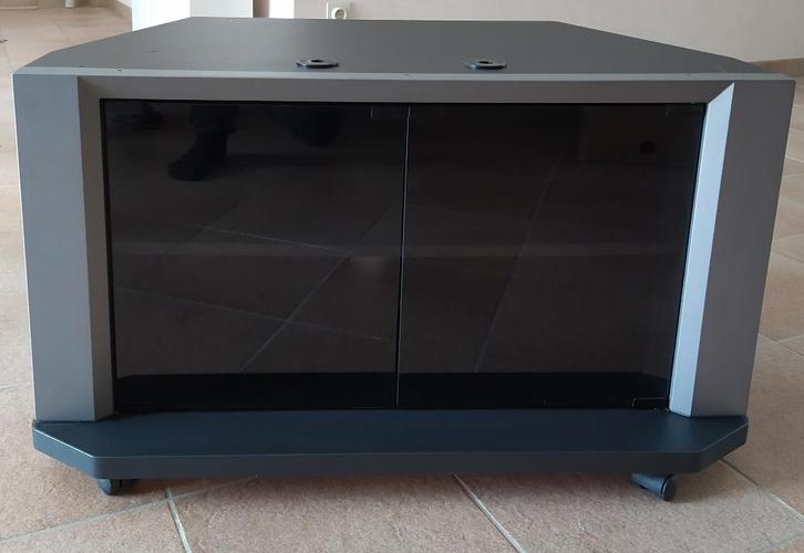 TV- en/of stereo meubel, Huis en Inrichting, Kasten |Televisiemeubels, Gebruikt, Minder dan 100 cm, 50 tot 100 cm, 50 tot 75 cm