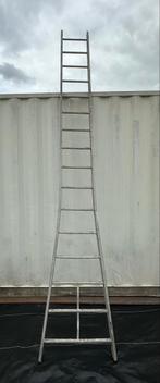 Aluminium ladder 16 sporten, 400 cm, Doe-het-zelf en Bouw, Ladders en Trappen, Ophalen, Gebruikt, Ladder, 4 meter of meer