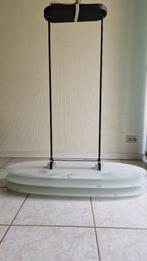 hanglamp met twee lichtpunten, Ophalen, Zo goed als nieuw, Glas, 75 cm of meer