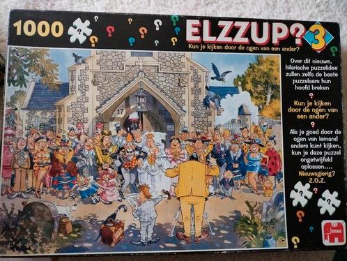 Elzzup (oude benaming Wasgij ) 3 De mooiste dag van je leven, Hobby en Vrije tijd, Denksport en Puzzels, Gebruikt, Ophalen of Verzenden