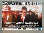 Poster Nick Cave & The Bad Seeds in Vorst Nationaal, Ophalen of Verzenden