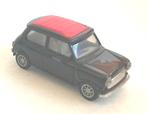 Mini Cooper zwart / rode softtop gesloten Herpa., Hobby en Vrije tijd, Modelauto's | 1:87, Ophalen of Verzenden, Gebruikt, Auto
