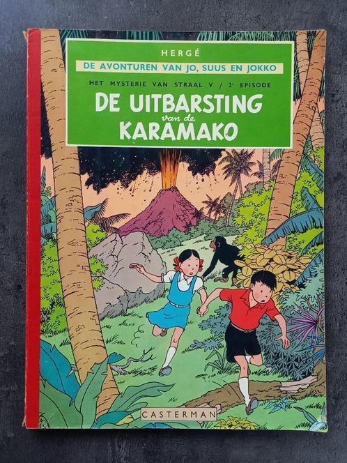 Strip Jo, Suus en Jokko - De uitbarsting van de Karamako, Boeken, Stripverhalen, Gelezen, Eén stripboek, Ophalen of Verzenden