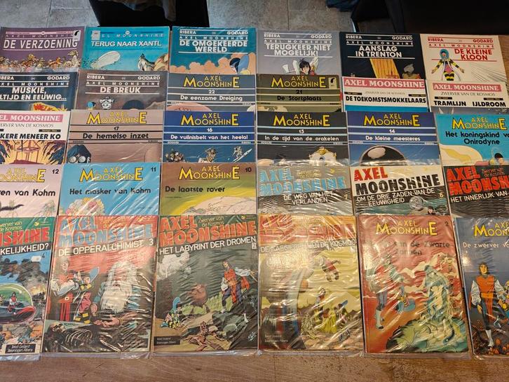 Axel Moonshine strips, Livres, BD, Enlèvement ou Envoi