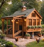 Houten kippenhokken & ren op maat – volgens uw wensen, Dieren en Toebehoren, Pluimvee | Toebehoren, Ophalen, Nieuw, Kippenhok of Kippenren