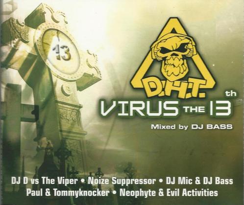 2CD-BOX * VIRUS THE 13TH - Mixed by DJ BASS, Cd's en Dvd's, Cd's | Dance en House, Zo goed als nieuw, Ophalen of Verzenden