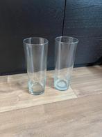 3 vazen, Huis en Inrichting, Woonaccessoires | Vazen, Ophalen, Overige kleuren, Minder dan 50 cm, Glas