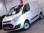 Ford Transit Custom 2.2 TDCI 125CV 3PLACES CLIMATISATION NAV, Auto's, Euro 5, Stof, Gebruikt, Zwart