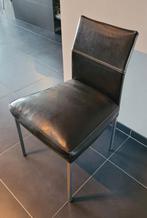 6 lederen stoelen KFF TEXAS EXCLUSIV, Ophalen, Bruin, Leer, Zo goed als nieuw