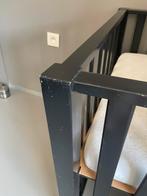 Zwart babypark (excl hemel)/ zwart park/ babybed, Kinderen en Baby's, Ophalen, Gebruikt, Rechthoekig, In hoogte verstelbaar