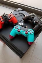 Playstation 4 pro 1tb met 1 zwart bakje + 2 extra bakjes, Games en Spelcomputers, Ophalen, Gebruikt, Pro
