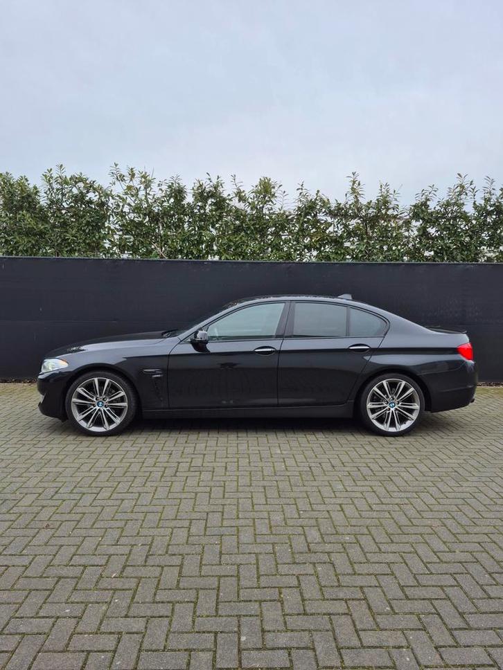 Bmw 520d M Sport 2013, Auto's, BMW, Particulier, 5 Reeks, Diesel, Automaat, Zwart, Zwart, Leder, Ophalen