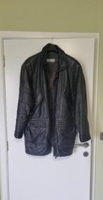 Lederen jas Marcel Clair - maat 54, Kleding | Heren, Maat 52/54 (L), Zwart, Marcel Clair, Ophalen of Verzenden