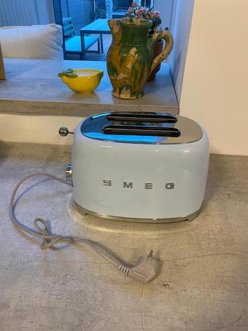SMEG grille pain bleu ciel, Enlèvement, Comme neuf