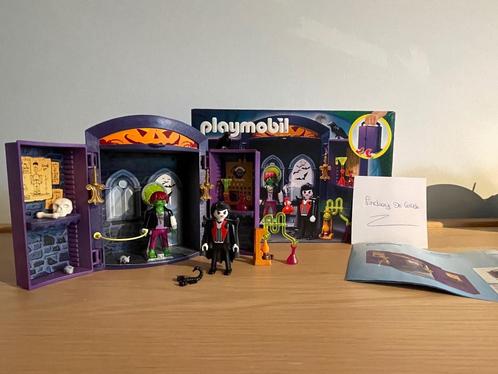 Playmobil 5638 speelbox spookhuis, Kinderen en Baby's, Speelgoed | Playmobil, Zo goed als nieuw, Complete set, Ophalen