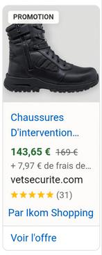 Chaussures sécurité Magnum Plus 43, Enlèvement ou Envoi